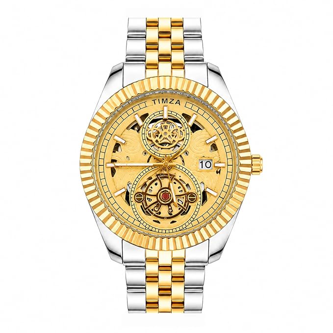 Watch for Man, Analog Wrist Watch with Stainless Steel Strap