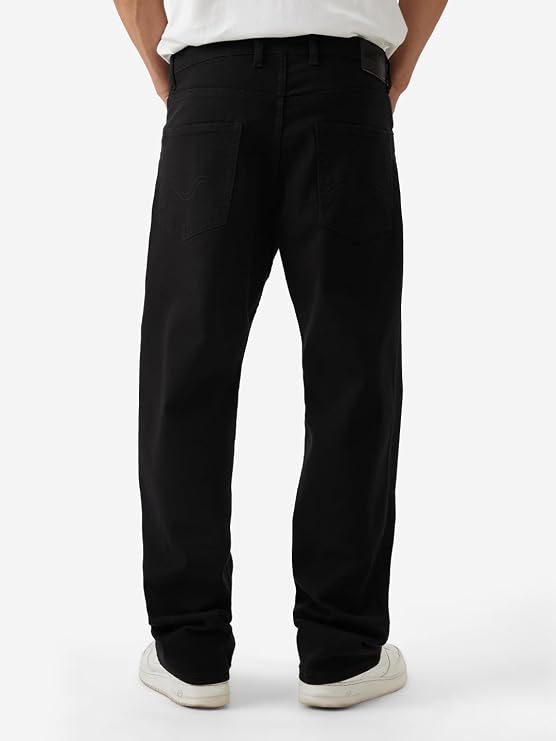 Black Men and Boys Straight Fit Jeans