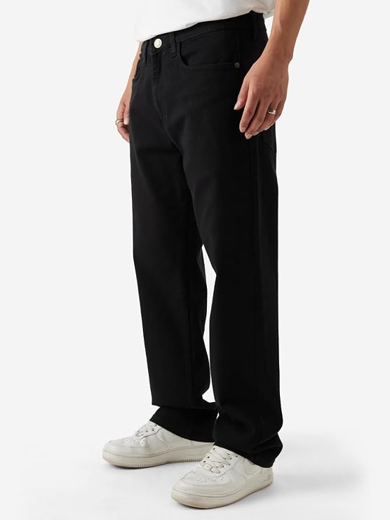 Black Men and Boys Straight Fit Jeans