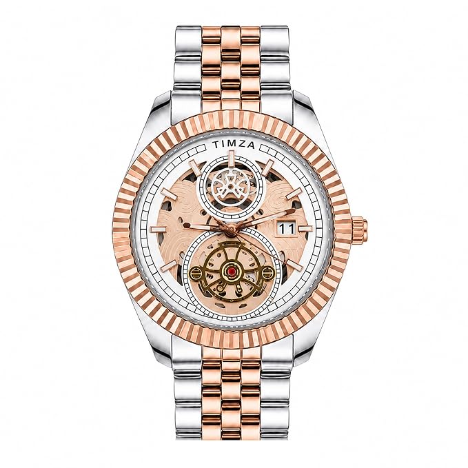 Watch for Man, Analog Wrist Watch with Stainless Steel Strap